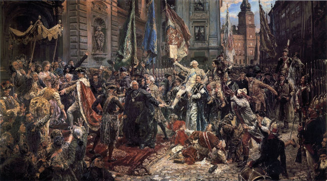 3 Maja Narodowe Święto Konstytucji - Uchwalenie Konstytucji 3 maja – Jan Matejko, 1891